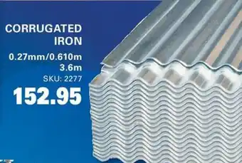 Cashbuild Corrugated iron offer