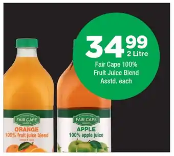OK Foods Fair Cape 100% Fruit Juice Blend Asstd. offer