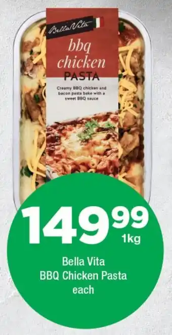 OK Foods Bella Vita BBQ Chicken Pasta offer