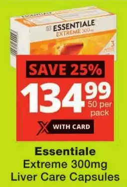 Checkers Essentiale Extreme 300mg Liver Care Capsules offer