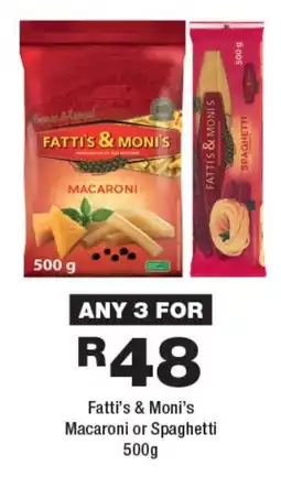 OK Foods Fatti's & Moni's Macaroni or Spaghetti offer
