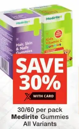 Checkers Medirite Gummies All Variants offer