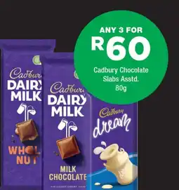 OK Foods Cadbury Chocolate Slabs Asstd. offer