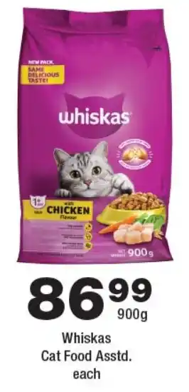 OK Foods Whiskas Cat Food Asstd. offer