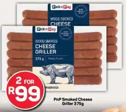 Pick n Pay PnP Smoked Cheese Griller offer