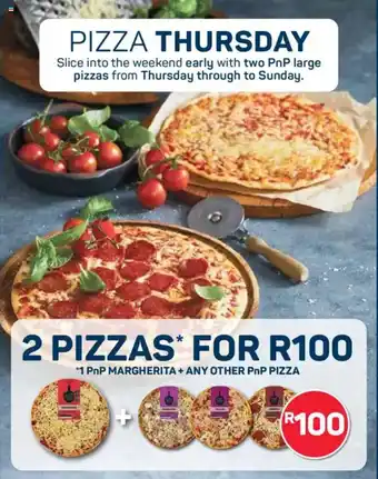 Pick n Pay 2 Pizzas for R100 offer
