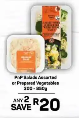 Pick n Pay PnP Salads Assorted or Prepared Vegetables offer