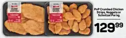 Pick n Pay PnP Crumbed Chicken Strips, Nuggets or Schnitzel offer