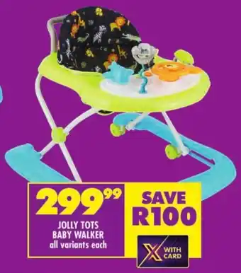 Shoprite Jolly tots baby walker offer