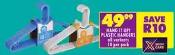 Shoprite Hang it up! plastic hangers offer