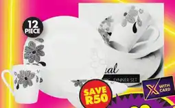 Shoprite Floral dinner set offer
