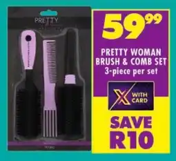Shoprite Pretty woman brush & comb set offer