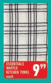 Shoprite Essentials waffle kitchen towel offer