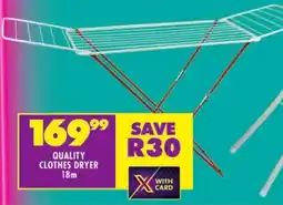 Shoprite Quality clothes dryer offer