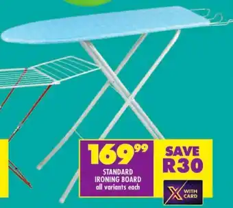 Shoprite Standard ironing board offer