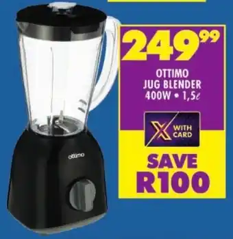 Shoprite Ottimo jug blender 400w offer