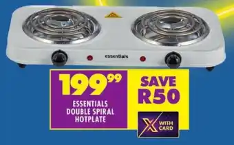 Shoprite Essentials double spiral hotplate offer