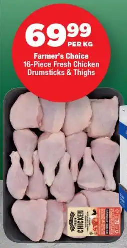 OK Foods Farmer's Choice Fresh Chicken Drumsticks & Thighs offer