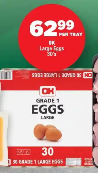 OK Foods OK Large Eggs offer
