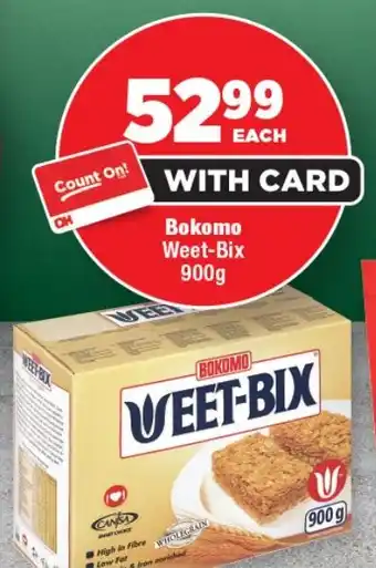 OK Foods Bokomo Weet-Bix offer