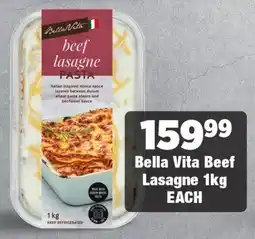 OK Foods Bella Vita Beef Lasagne offer