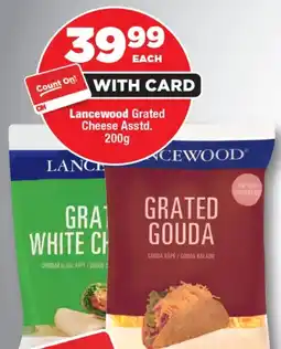 OK Foods Lancewood Grated Cheese Asstd. offer