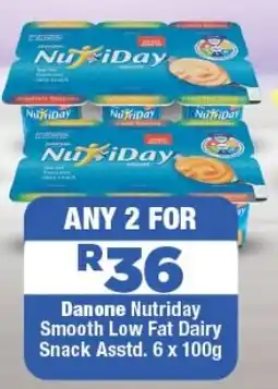 OK Foods Danone Nutriday Smooth Low Fat Dairy Snack Asstd. offer
