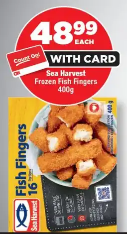 OK Foods Sea Harvest Frozen Fish Fingers offer