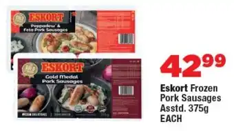 OK Foods Eskort Frozen Pork Sausages Asstd. offer