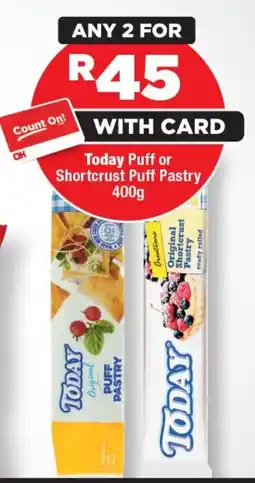 OK Foods Today Puff or Shortcrust Puff Pastry offer
