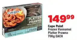 OK Foods Cape Point Frozen Vannamei Platter Prawns offer