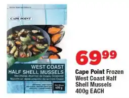 OK Foods Cape Point Frozen West Coast Half Shell Mussels offer