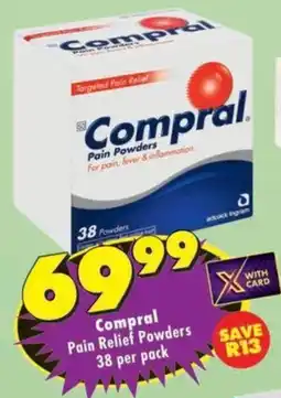 MediRite Compral Pain Relief Powders offer