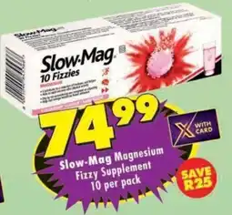 MediRite Slow-Mag Magnesium Fizzy Supplement offer