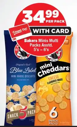 OK Foods Bakers Minis Multi Packs Asstd. offer