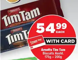 OK Foods Amotts Tim Tam Biscuits Asstd. offer