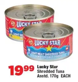 OK Foods Lucky Star Shredded Tuna Asstd. offer
