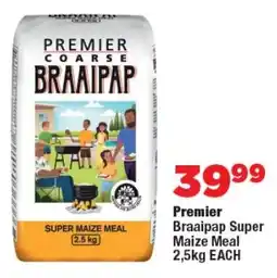 OK Foods Premier Braaipap Super Maize Meal offer