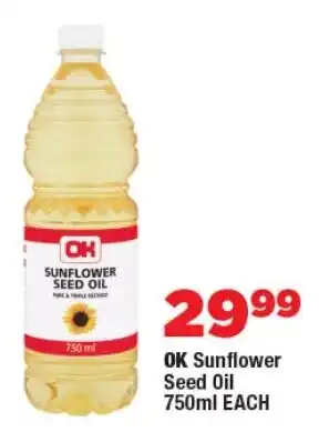 OK Foods OK Sunflower Seed Oil offer