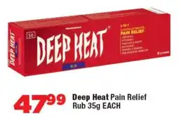 OK Foods Deep Heat Pain Relief Rub offer
