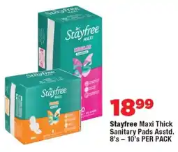 OK Foods Stayfree Maxi Thick Sanitary Pads Asstd. offer