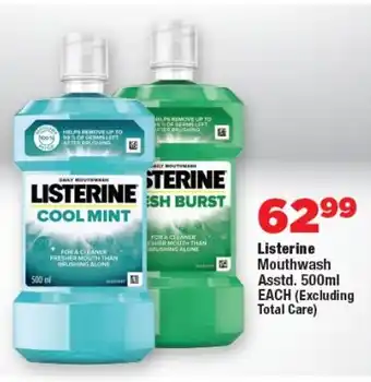 OK Foods Listerine Mouthwash Asstd. offer