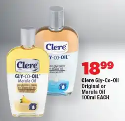OK Foods Clere Gly-Co-Oil Original or Marula Oil offer