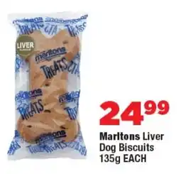 OK Foods Marltons Liver Dog Biscuits offer