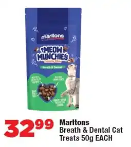 OK Foods Marltons Breath & Dental Cat Treats offer