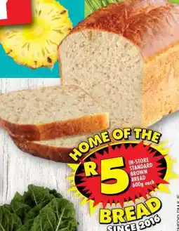 Shoprite In-Store Standard Brown Bread offer