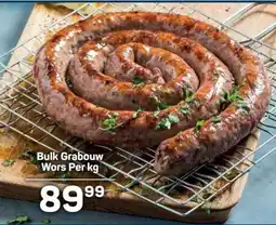 Pick n Pay Bulk Grabouw Wors Per kg offer