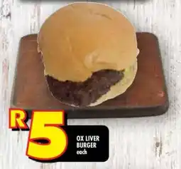 Shoprite OX LIVER BURGER offer