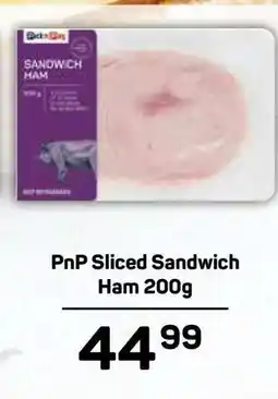 Pick n Pay PnP Sliced Sandwich Ham 200g offer