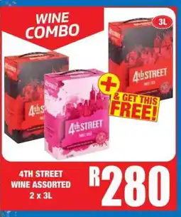 Boxer 4TH STREET WINE ASSORTED 2 x 3L offer